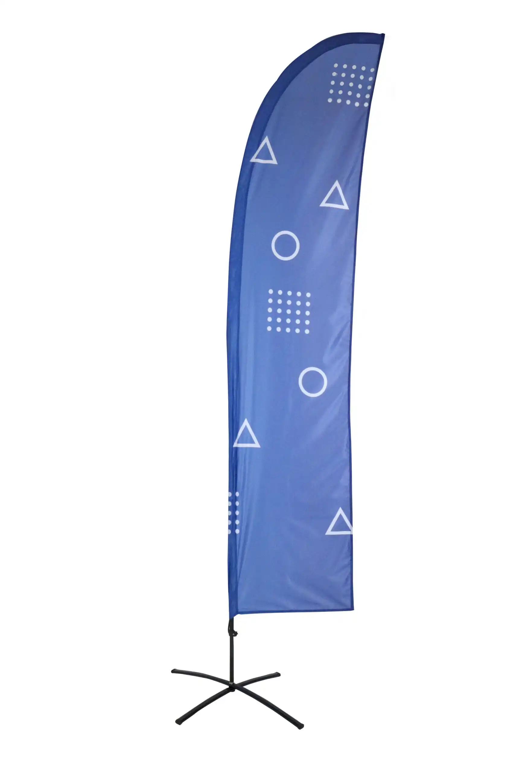 Beach Flag Budget Medium med glasfiber stang - Billede 2