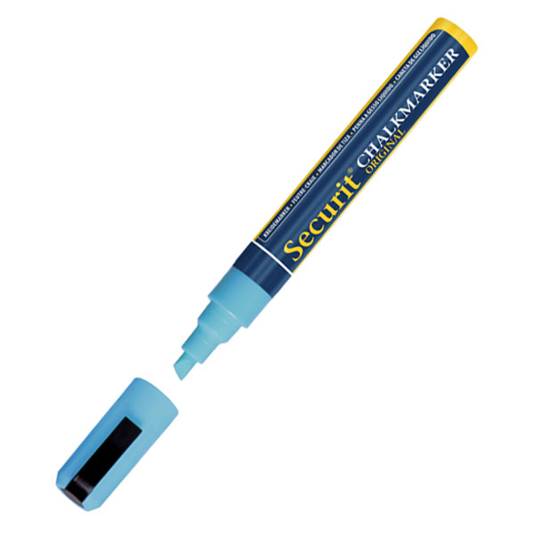 Blå kridt marker pen 6 mm nib
