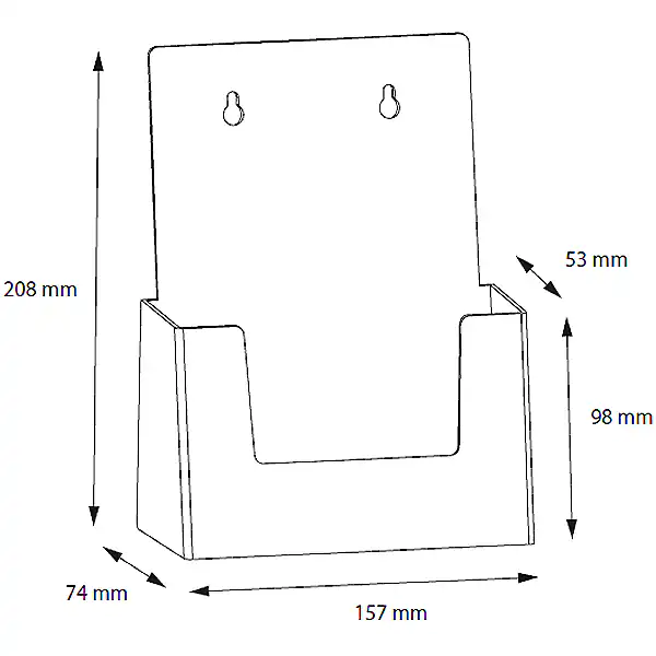 Brochureholder ECO A5 - Billede 4