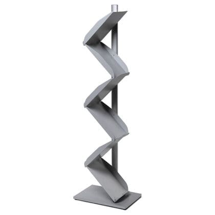 Brochurestander A4 ZIG-ZAK ALU