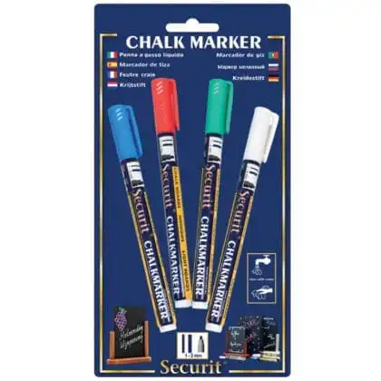 4 farver kridtmarker penne 2 mm