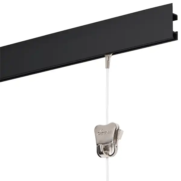 Cliprail Max Galleriskinne SORT 150 cm