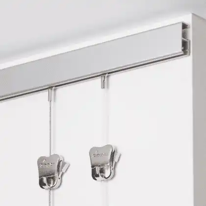 Cliprail Pro Galleriskinne SØLV 150 cm