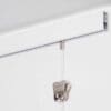 Galleriskinne, perlonsnor med Cobre og Zipper billedkrog