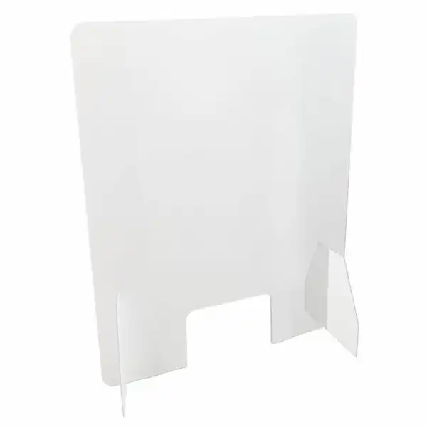 Corona plexiglas afskærmnings rude bord 75 x 50 cm