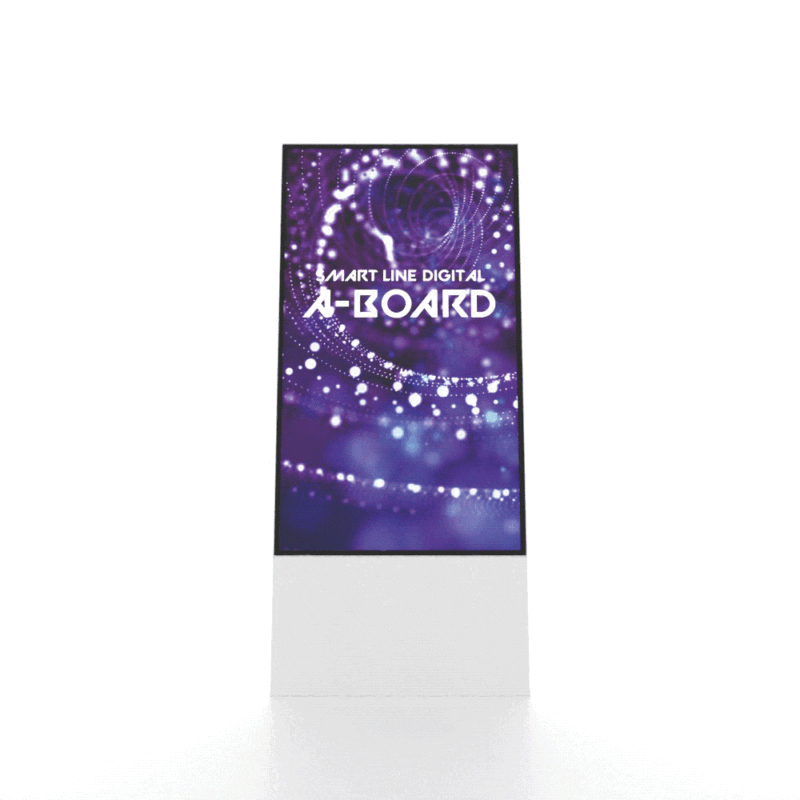 Smart Line A-Board - 43" Samsung Skærm - Hvid
