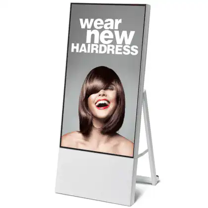 Smart Line A-Board - 43" Samsung Skærm - Hvid