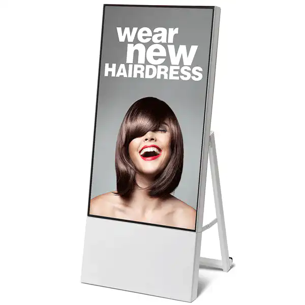 Smart Line A-Board - 43" Samsung Skærm - Hvid