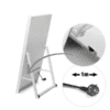 Smart Line A-Board - 43" Samsung Skærm - Hvid - Billede 4