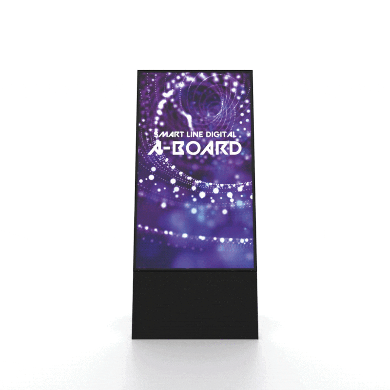 Smart Line A-Board - 43" Samsung Skærm - Sort