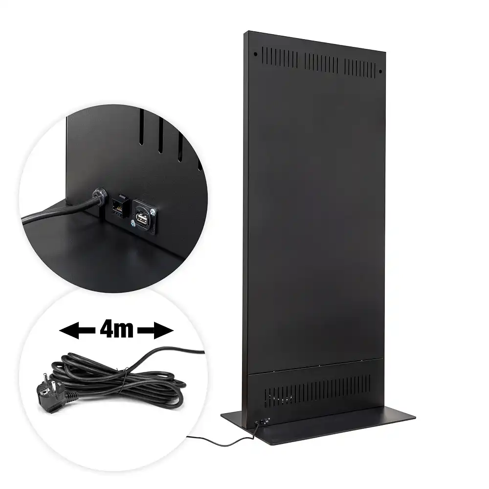 Digital Slim Totem sort med 65" Samsung Screen - Billede 8