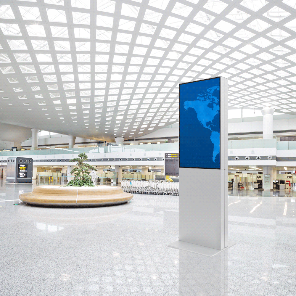 Smart Line Totem Dobbeltsidet 50" Samsung Skærm - Hvid - Billede 8