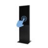 Smart Line Digital Totem SORT med 43" Samsung Touch Skærm
