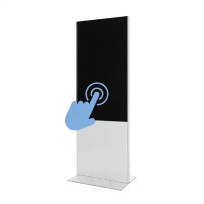 Smart Line Digital Totem HVID med 55" Samsung Touch Skærm
