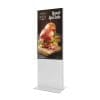 Smart Line Totem – 55″ Samsung Skærm – Hvid
