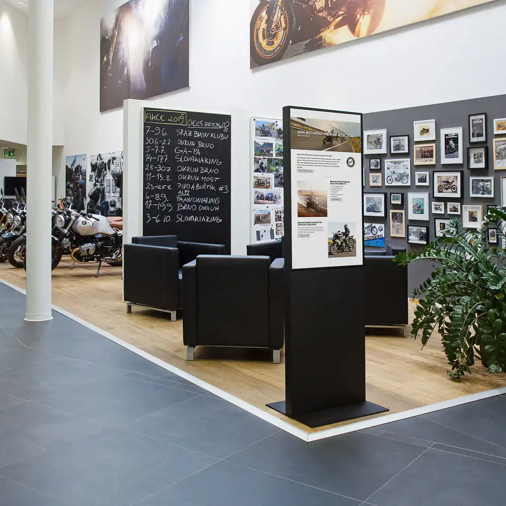 Smart Line Digital Totem SORT med 55″ Samsung Touch Skærm - Billede 8