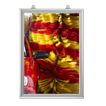 Dobbeltsidet ramme med 25 mm alu-profil