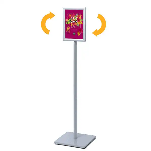 Enkeltsiddet Infostander med snapramme A4