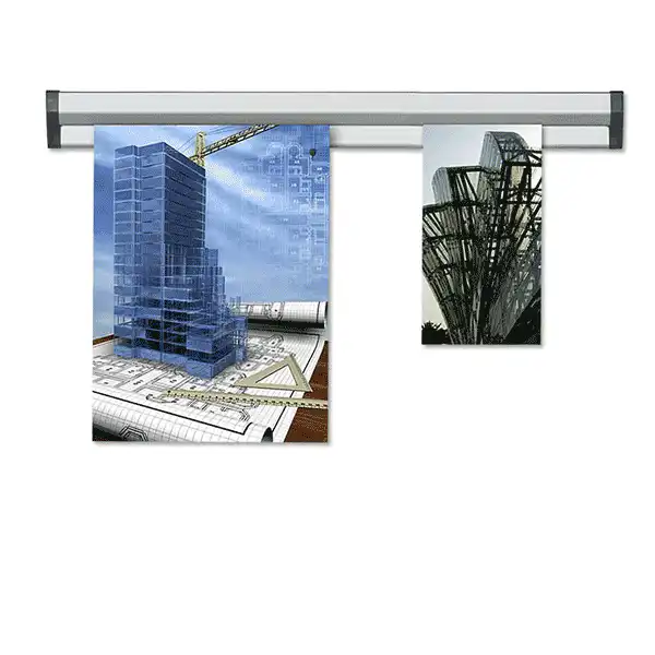 Fastnote aluminium ophængs skinne 75 cm-intro