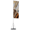 Flagstang med flag 110×540 cm