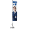 Flagstang med Event flag 110x540 cm