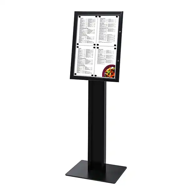 Fritstående menu opslagsskab 4xA4