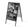 Alu-Line Gadeskilt Sort 70x100 cm - Billede 5