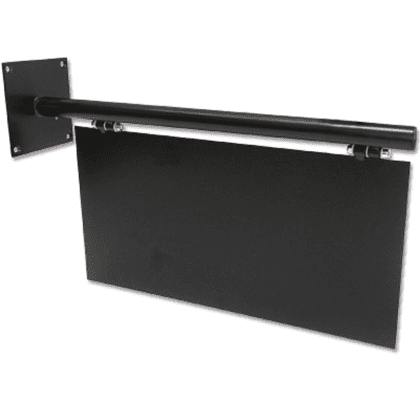 Galgeskilt sort 55 x 30 cm