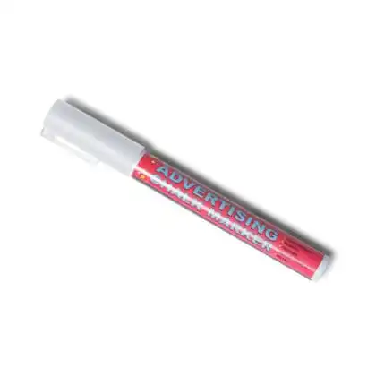 Kridt marker pen 3 mm Hvid