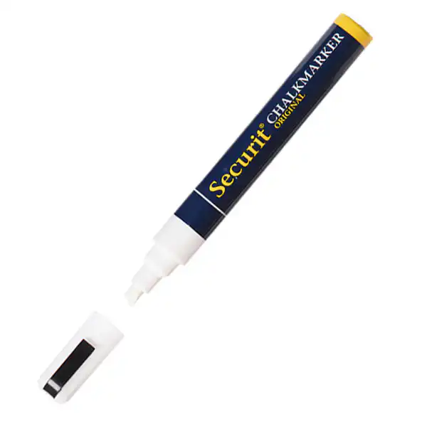 Hvid kridt marker pen 6 mm nib