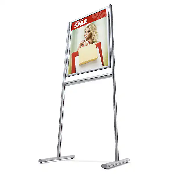 Info Board med to snaprammer A1