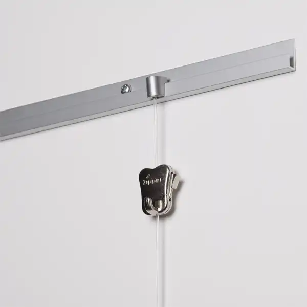 J-Rail Galleriskinne SØLV 150 cm - Billede 3