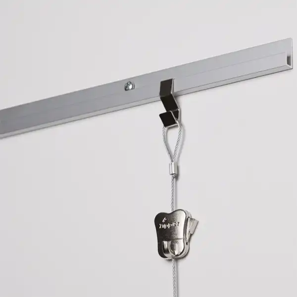 J-Rail Galleriskinne SØLV 150 cm