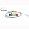 Wire sæt 150 cm - til billeder - ophæng af kort og foto med magneter - Billede 4