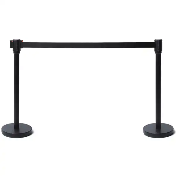 Køleder Economy stolpe sort med sort sele 250 cm - Billede 4