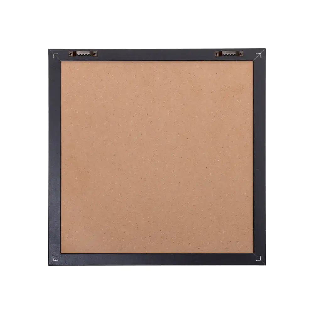 Sort Bogstavstavle 30x30 cm med sort ramme - Billede 3