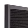 Sort Bogstavstavle 30x30 cm med sort ramme - Billede 5