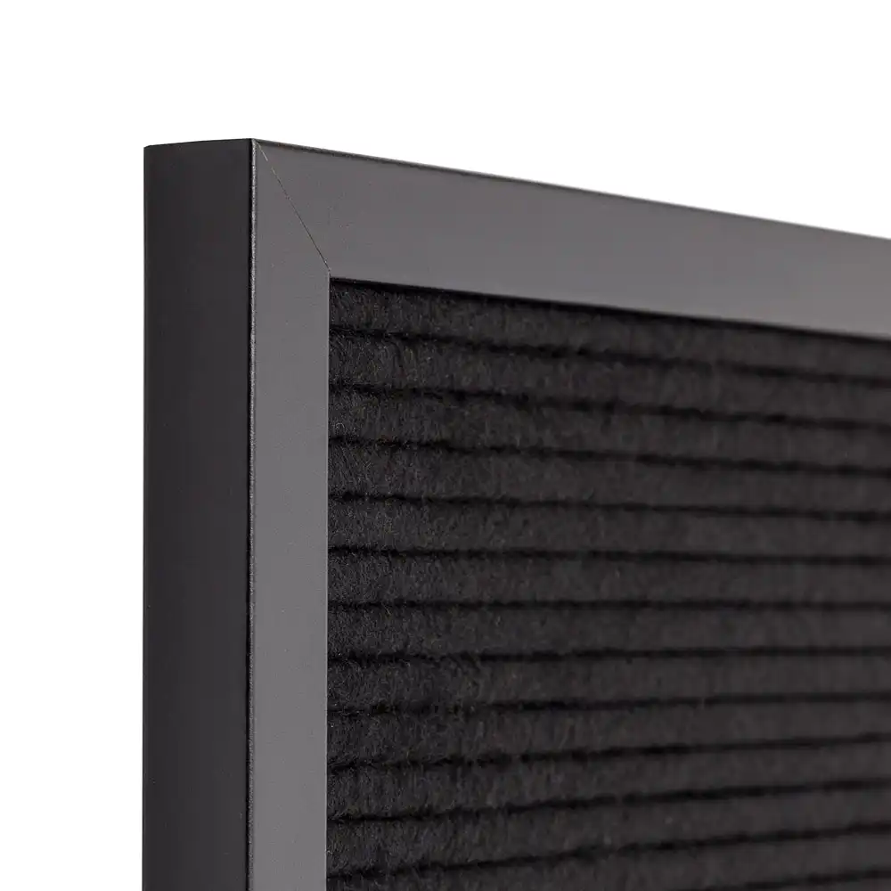 Sort Bogstavstavle 30x30 cm med sort ramme - Billede 5