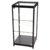 LED udstillingsmontre sort 45 x 90 x 45 cm