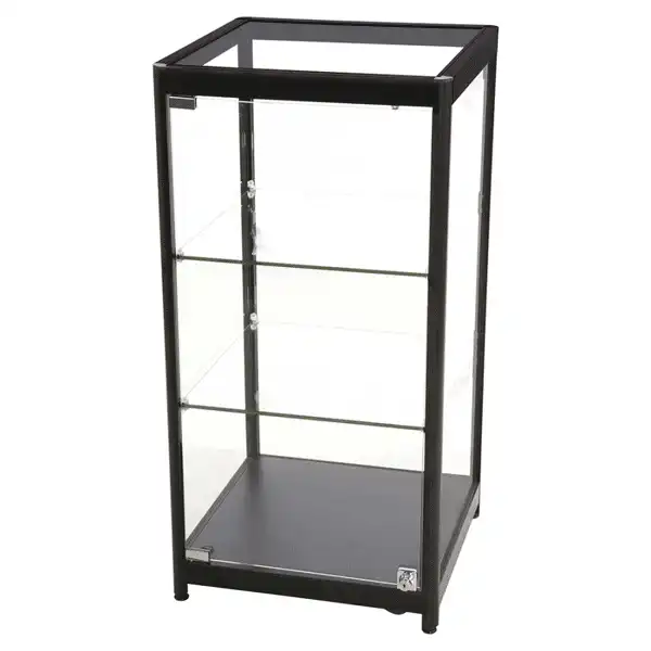 LED udstillingsmontre sort 45 x 90 x 45 cm