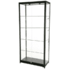 LED udstillingsmontre sort 90x200x45 cm