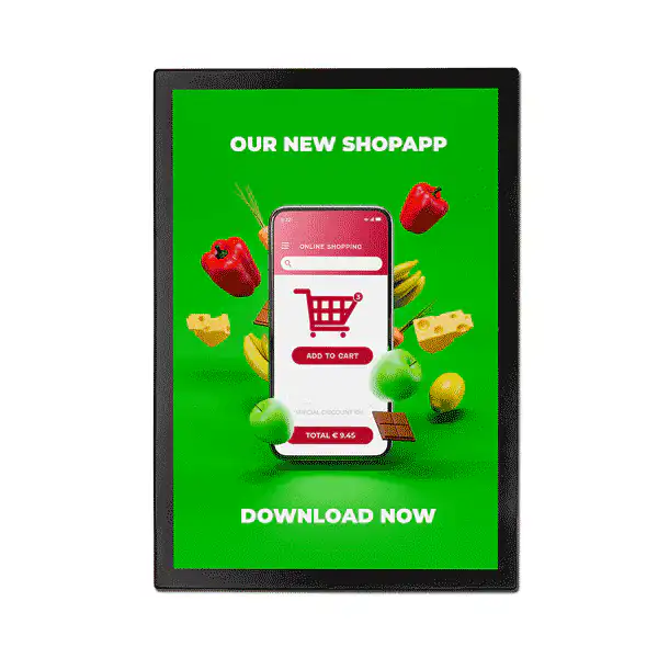 Magnet Plakat Ramme Slim A1 Sort-01