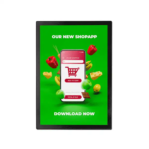 Magnet Plakat Ramme Slim A2 Sort