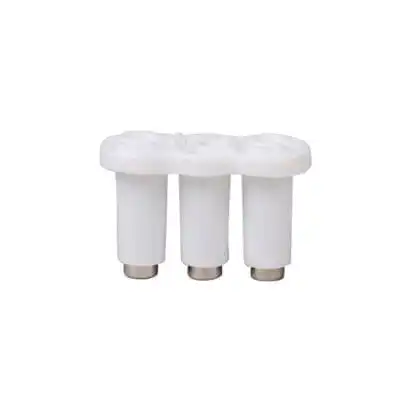 Magneter - kraftige i hvid x3 - sæt af 10 stk.