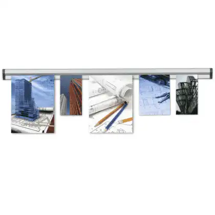 Fastnote aluminium ophængs skinne 150 cm