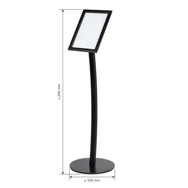 Menuboard Design Outdoor A4 med Snapramme 25mm - Billede 2