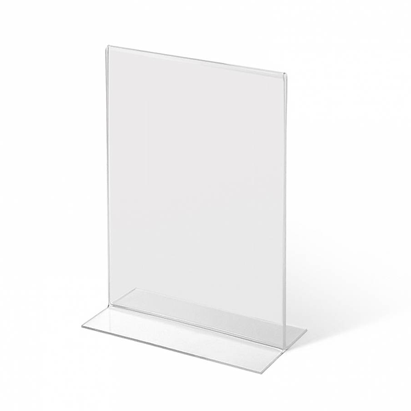Menukortholder dobbeltsidet akryl bordskilt A5 højformat