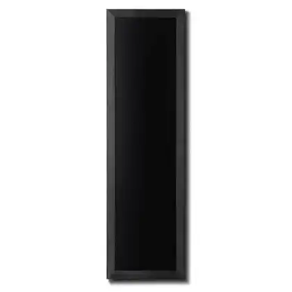 Menutavle med sortbejdset træramme 40x120 cm