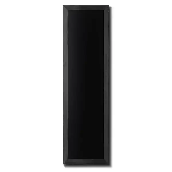 Menutavle med sortbejdset træramme 40x120 cm