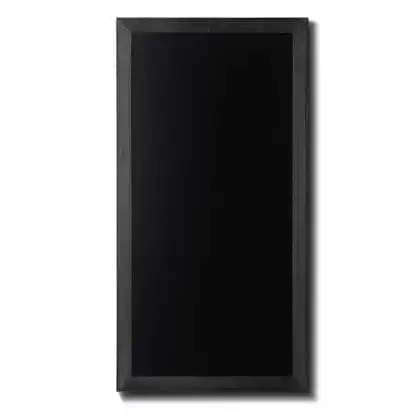 Menutavle med sortbejdset træramme 56x120 cm